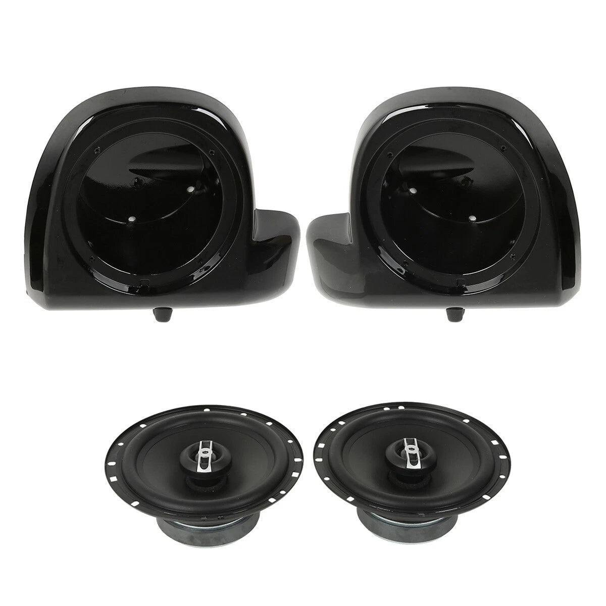 6.5" Lower Vented Speaker Grills for Harley Touring (2014–2024)