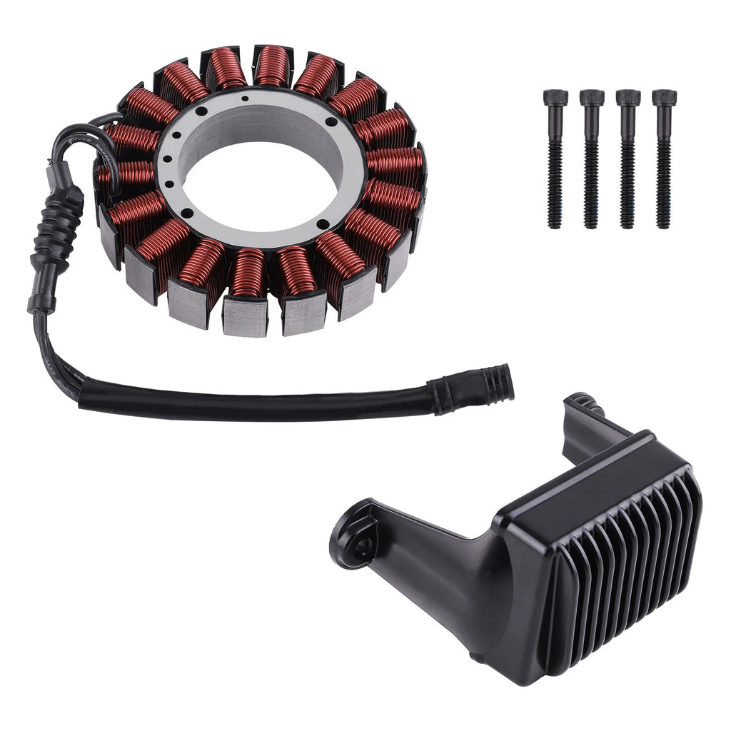 Stator & Regulator Rectifier for Harley Electra Glide FLHT, Road King FLHR (2006–2008)