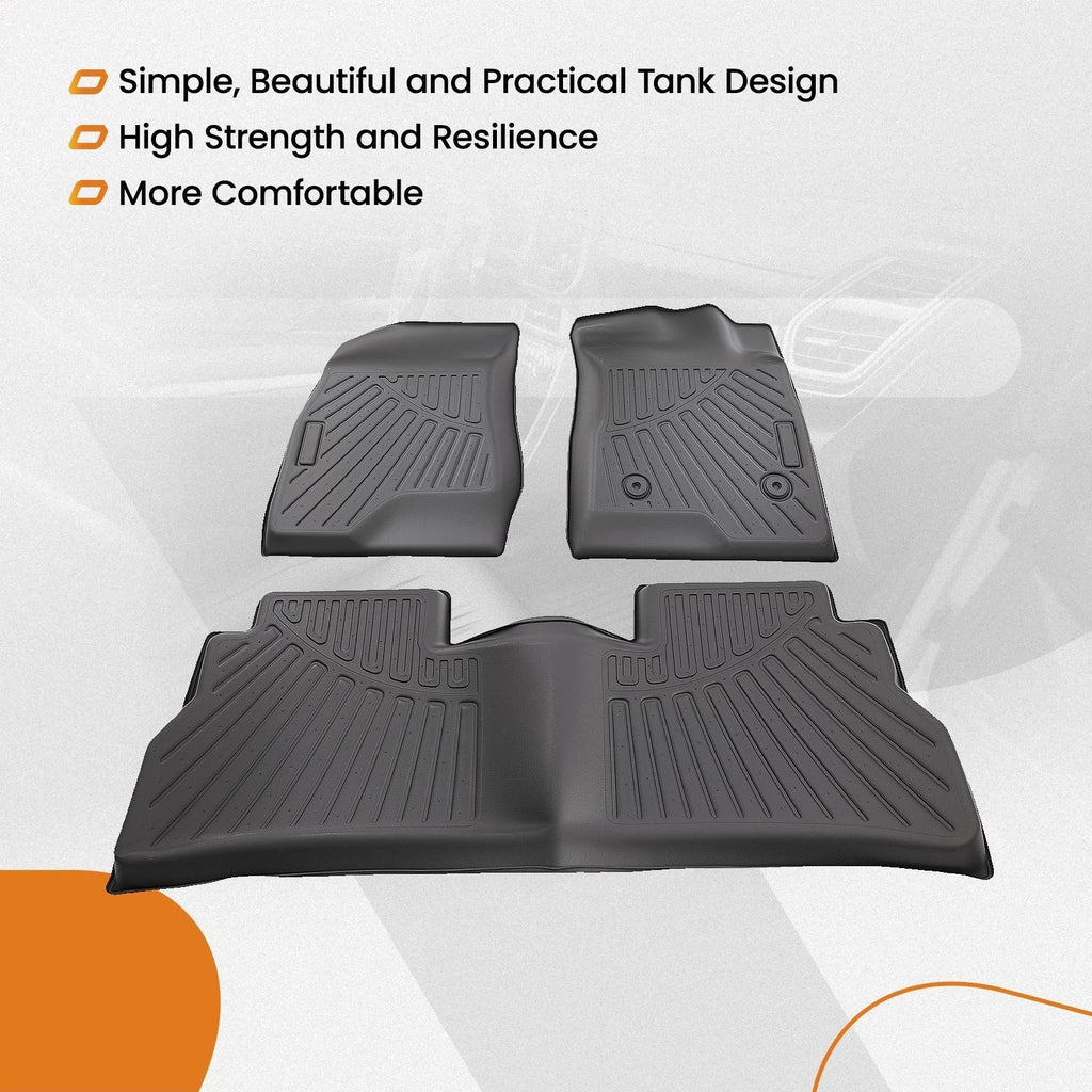 Floor Mats Liner for Chevrolet Trax/Buick Envista (2024–2026) TPE Rubber Anti-Slip
