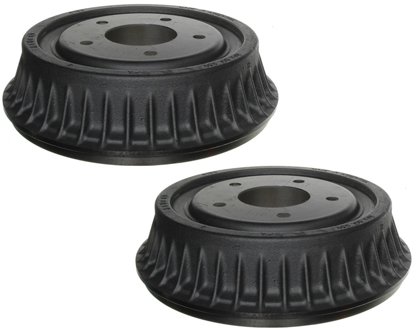 Set of 2 Rear Brake Drums ACDelco Pro for Chevy Astro GMC Safari (1985–2002)