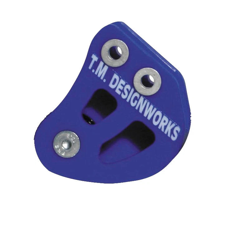 TM Designworks Rear Chain Guide for Suzuki LTR450 (2008–2011) Blue