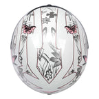 Motorcycle Butterfly Flip Up Full Face Helmet for Adult (S, M, L)