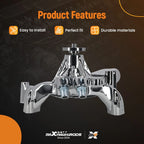 Chrome Aluminum Long Water Pump for Chevy Big Block V8 (1969-1987)