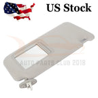 Passenger Right Sun Visor for Toyota Venza (2009-2012) Light Gray