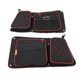 Rear Door Bags w/ Knee Pad for Polaris RZR XP 4 1000, 4 900 Turbo (2014-2023)