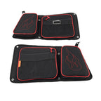 Rear Door Bags w/ Knee Pad for Polaris RZR XP 4 1000, 4 900 Turbo (2014-2023)