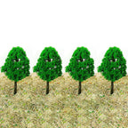 10Pcs Miniature Trees for Garden Architecture Train Scenery Decor