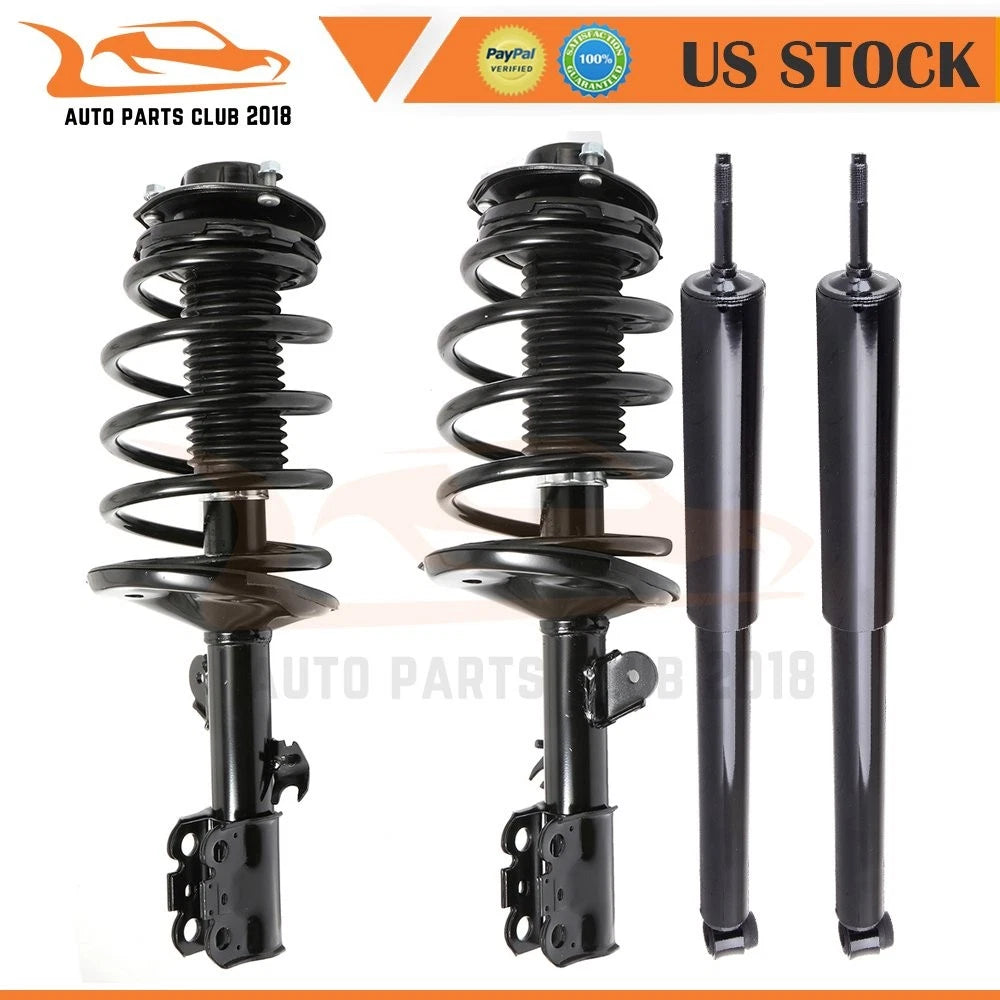 Set of 4 Quick Complete Struts & Rear Shocks for Toyota Sienna (1999–2003)