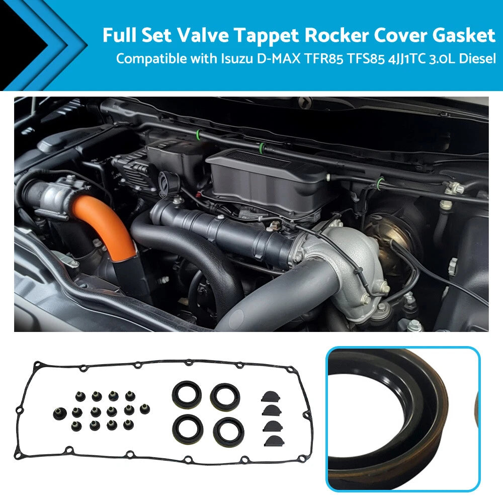 Rocker Cover Gasket Kit for Isuzu Dmax TF Rodeo 3.0L (2002–2012)