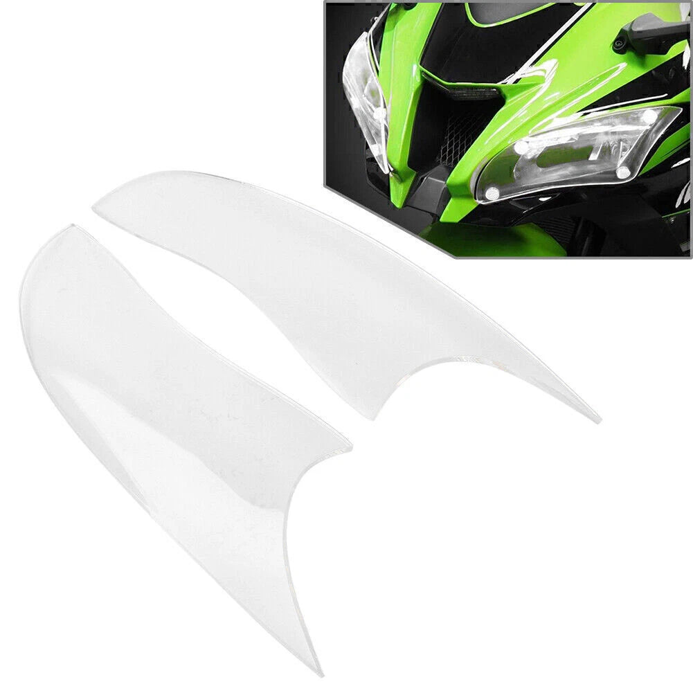Front Headlight Guard Shield Lens Cover for Kawasaki ZX-10R (2006–2018)