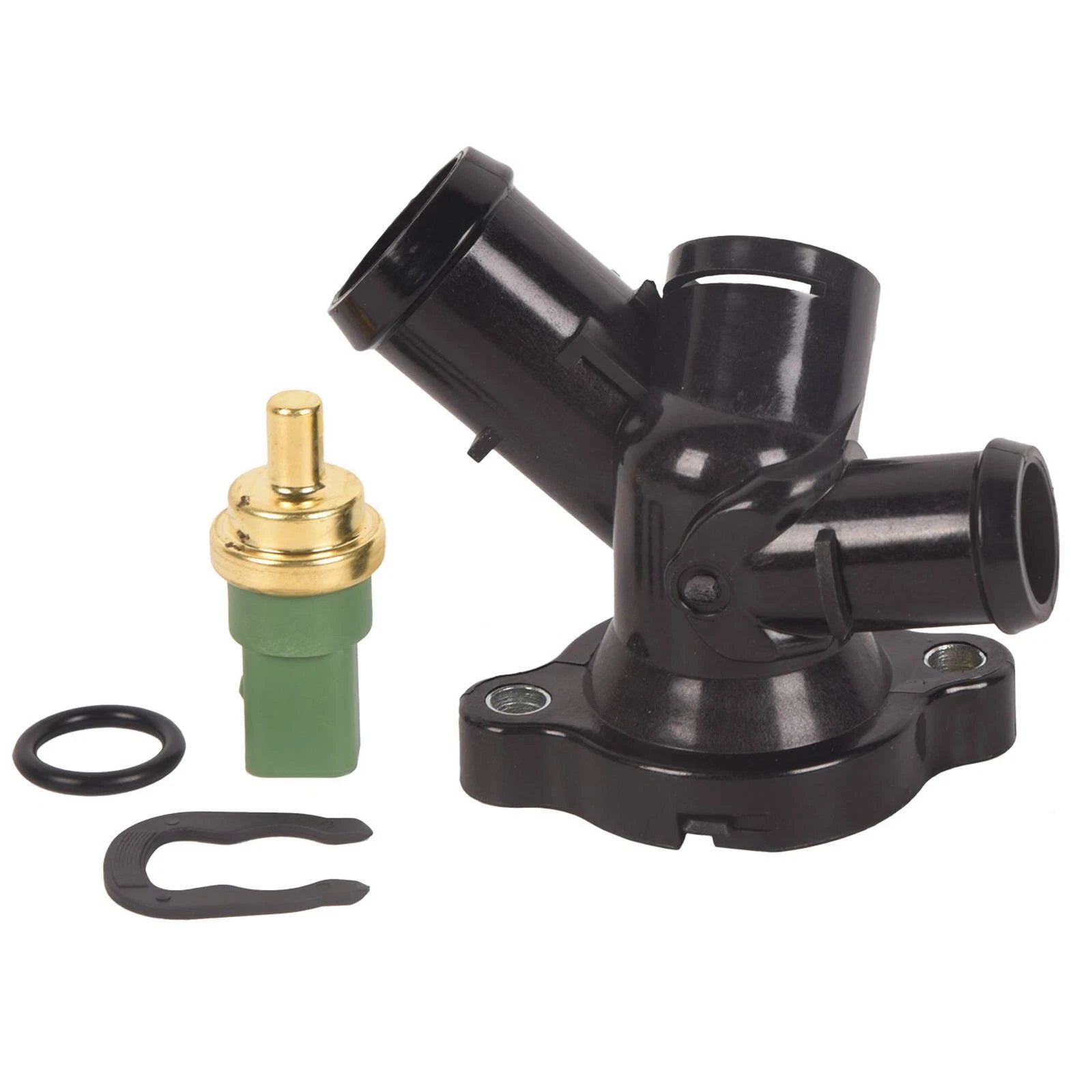 Coolant Hose Flange with Sensor for VW Beetle, Passat (2006-2014)
