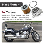 Oil Filter & Cover for Yamaha V-Star XVS 1100 (1999–2009)