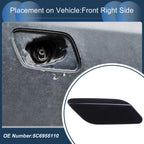 Front Right Washer Nozzle Cover Cap for Volkswagen Jetta A6 (2011–2014) Blue