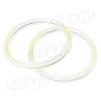 2X 80mm LED Angel Eyes COB Halo Ring Light for Universal Headlights (12V-24V)