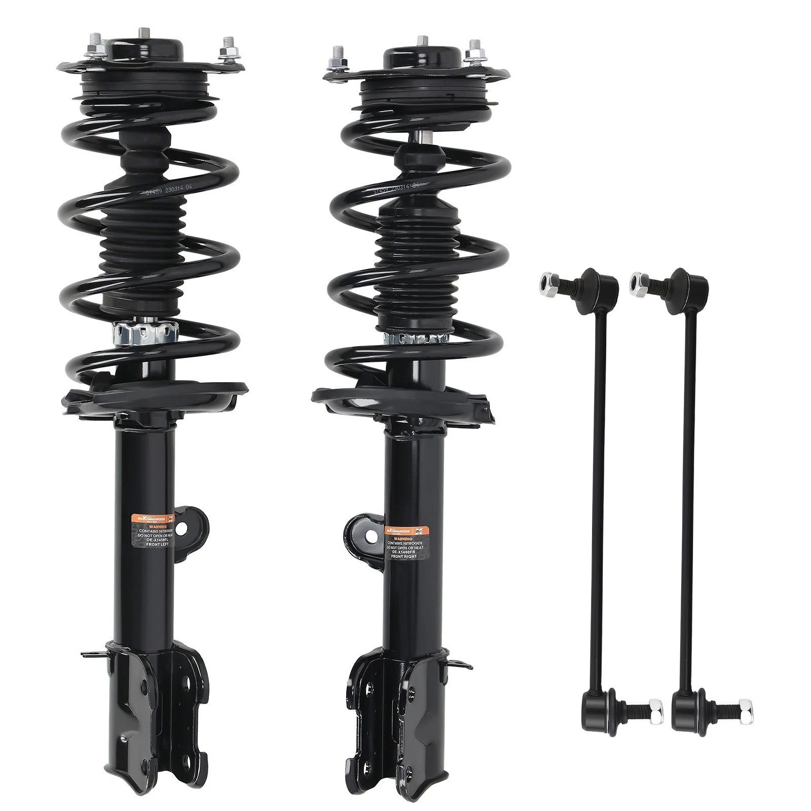 Set of 4 Front Struts & Sway Bar Link for Kia Sorento (2011–2013) K750205