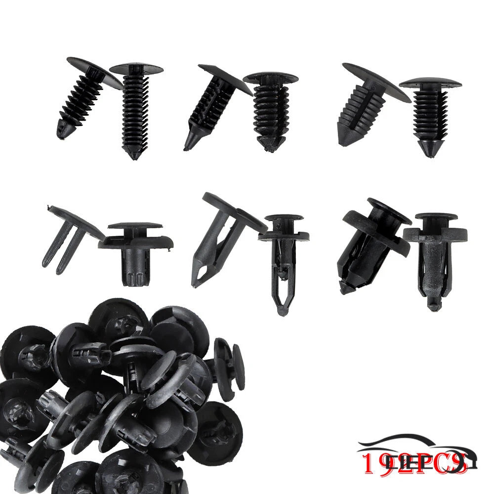 192pc Plastic Rivets Fastener for GMC Ford Toyota (Various Models)