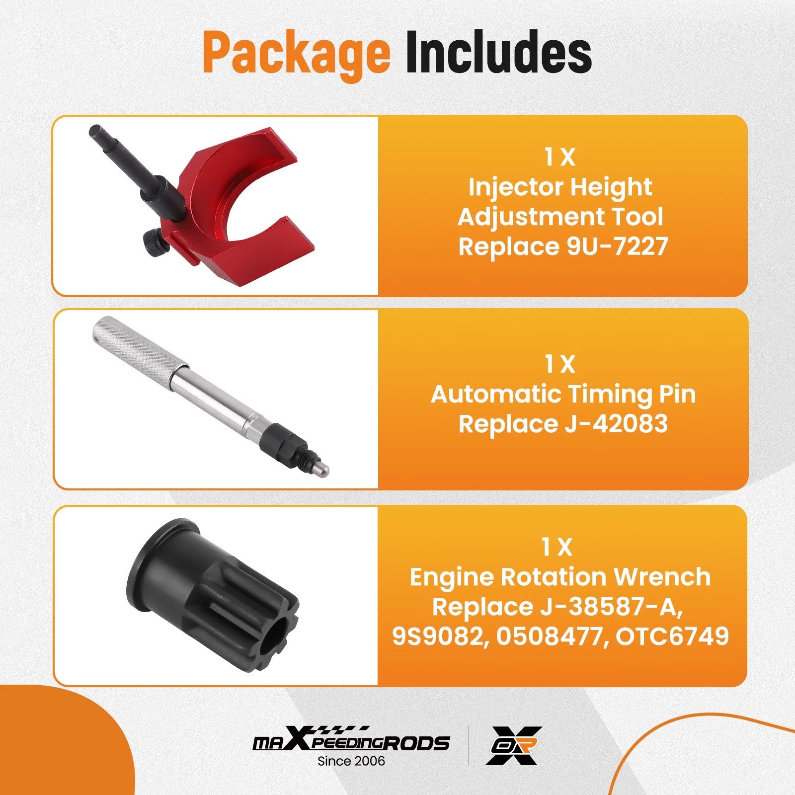 Timing Pin Tool Set for CAT 3179 3196 3200 3300 3400 Series