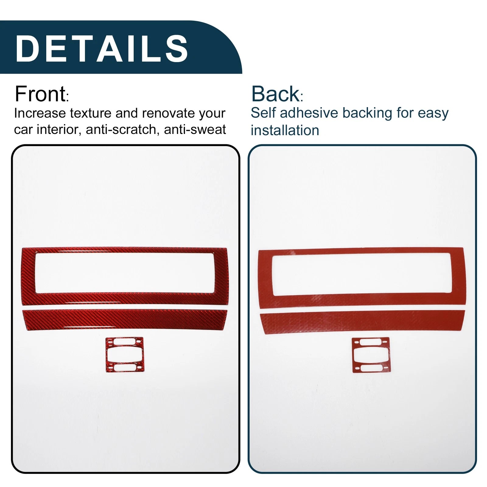 Air Vent Frame Covers for BMW 6 Series E63 E64 (2004–2010)