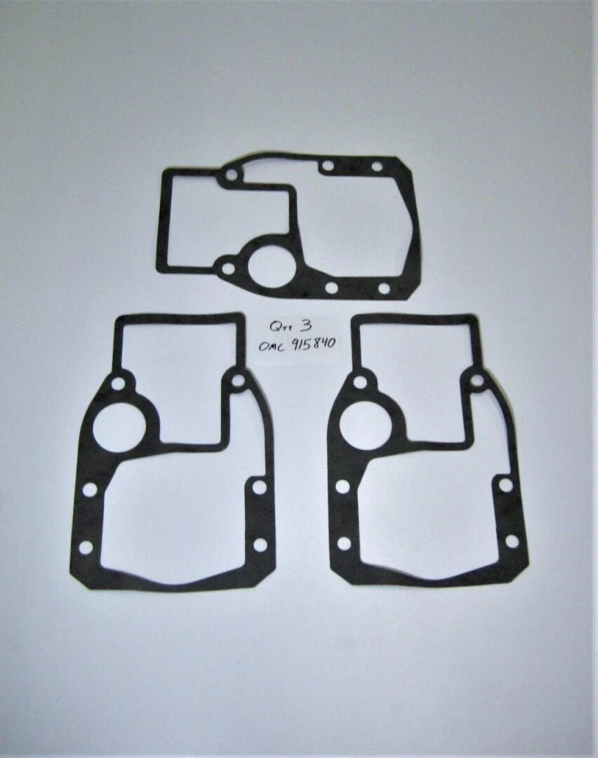 Set of 3 Gear Housing to Pivot Gaskets for Evinrude Johnson (OEM)