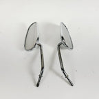Set of 2 Chrome Stem Mirrors for Harley Davidson Touring Dyna Softail (OEM)