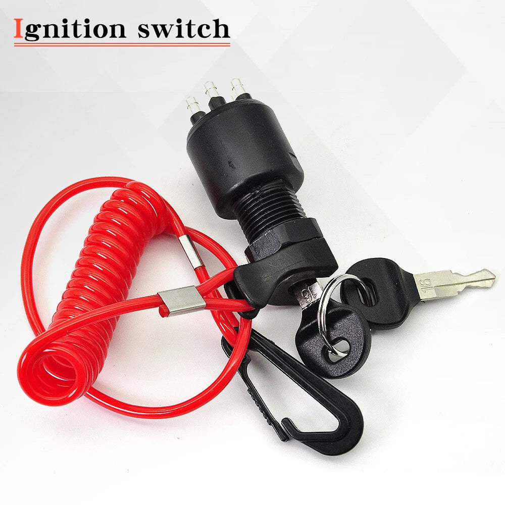 Replacement Key Switch w/Lanyard for Johnson Evinrude (5005801)