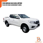 Matte Black Fender Flare Arch for Nissan NP300 Navara D23 (2015-2019)