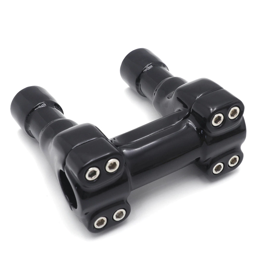 1pc Black 4" Riser Handlebar Top Clamp for Harley Softail Dyna