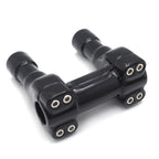 1pc Black 4" Riser Handlebar Top Clamp for Harley Softail Dyna