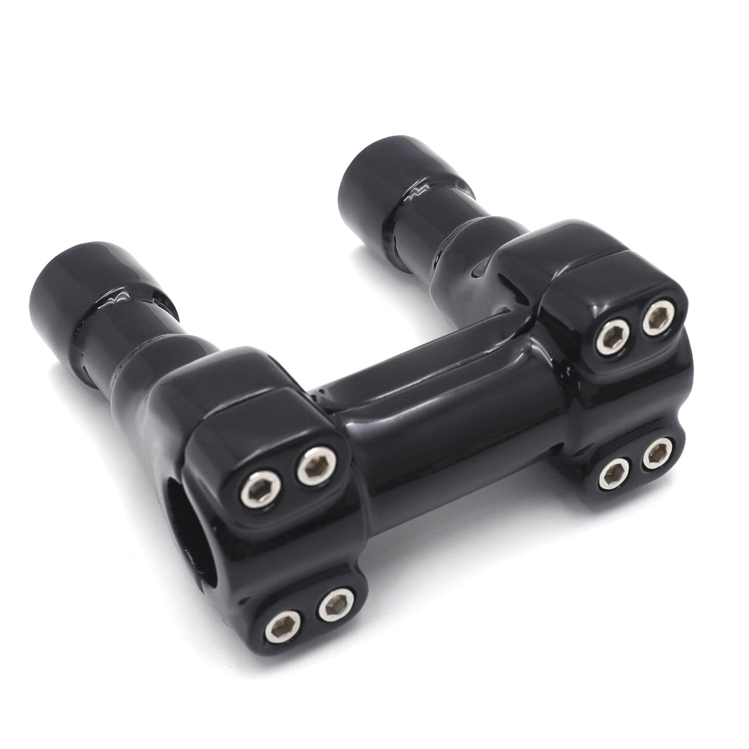 1pc Black 4" Riser Handlebar Top Clamp for Harley Softail Dyna
