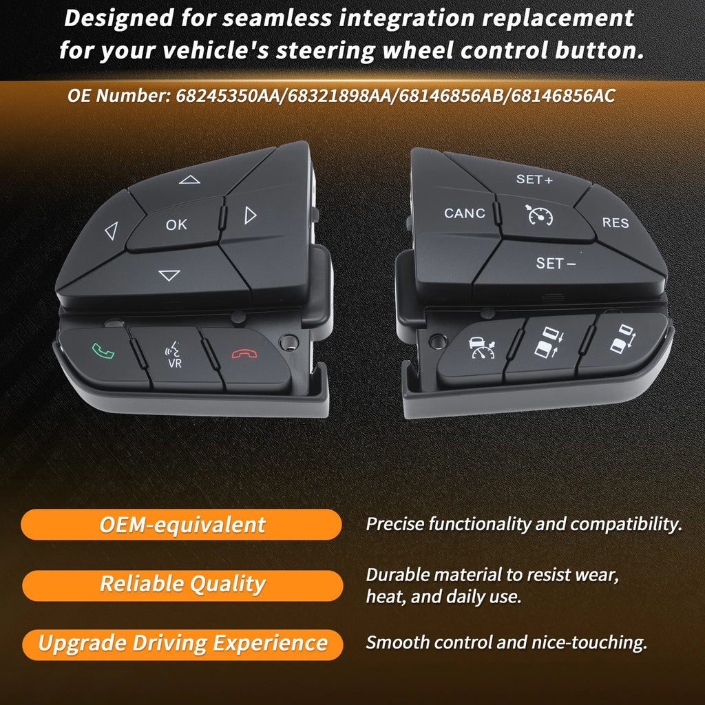 Cruise Audio Control Switch for Dodge Challenger Charger (2015–2023)
