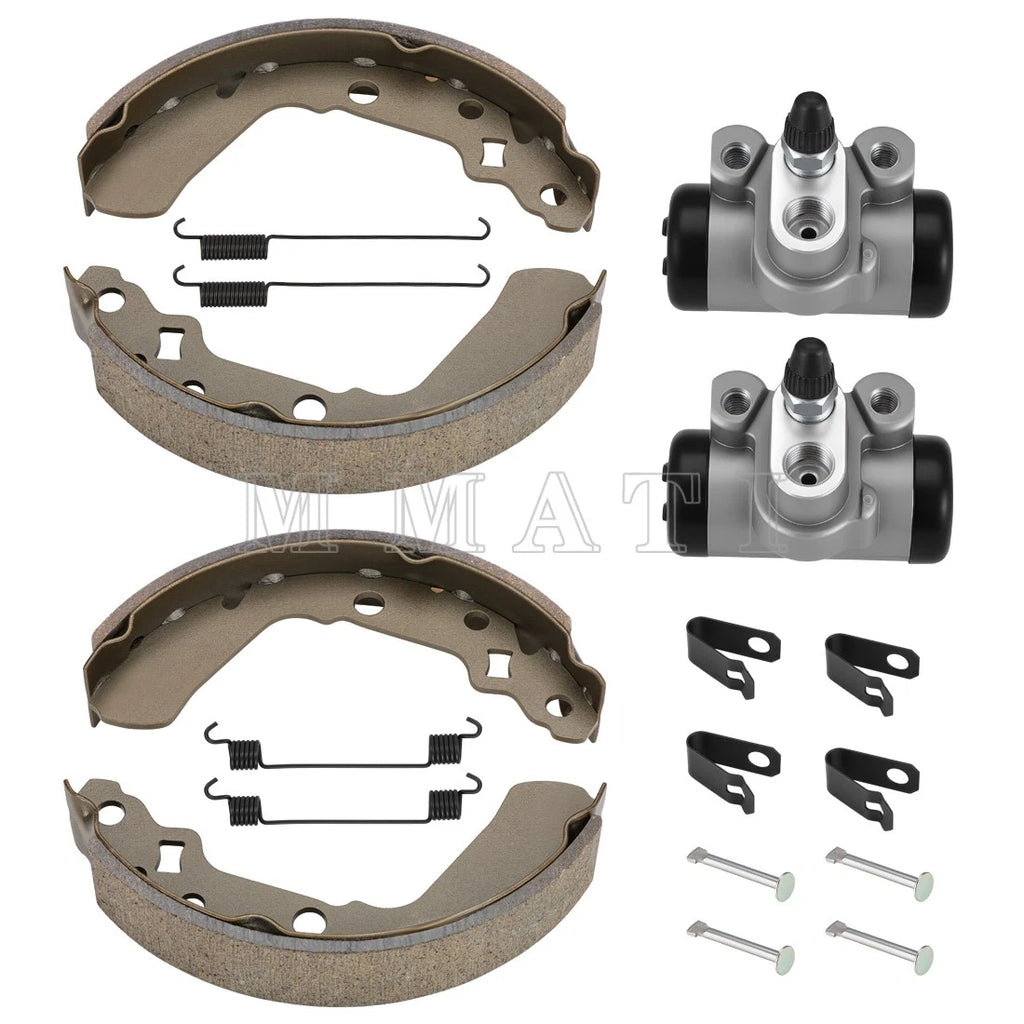 Front Brake Wheel Cylinders & Shoes Kit for Suzuki King Quad 300 (1991–1998)