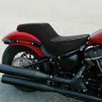 Black Driver Rider Passenger Seat for Harley Softail Street Bob FXBB (2018–2025)