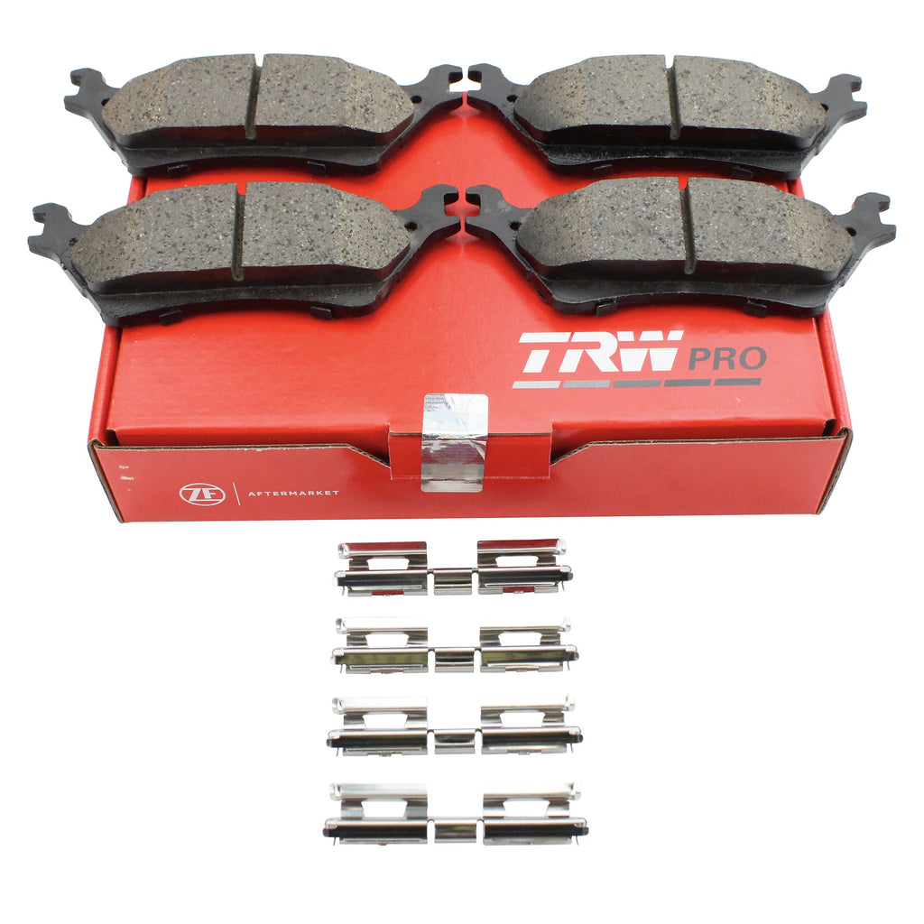 TRW Pro Rear Ceramic Slotted Brake Pads for Ford F150 (2015–2023)