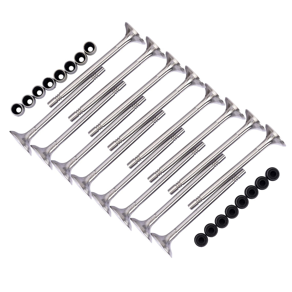 8x Intake & Exhaust Valves for Audi A6 VW Eos Beetle Seat Exeo 2.0 TDI