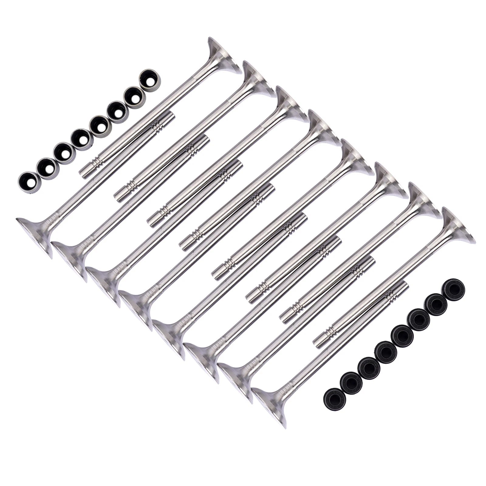 8x Intake & Exhaust Valves for Audi A6 VW Eos Beetle Seat Exeo 2.0 TDI