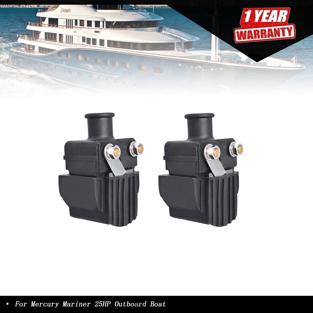 2X Ignition Coil for Mercury Mariner Outboard (6-225HP)