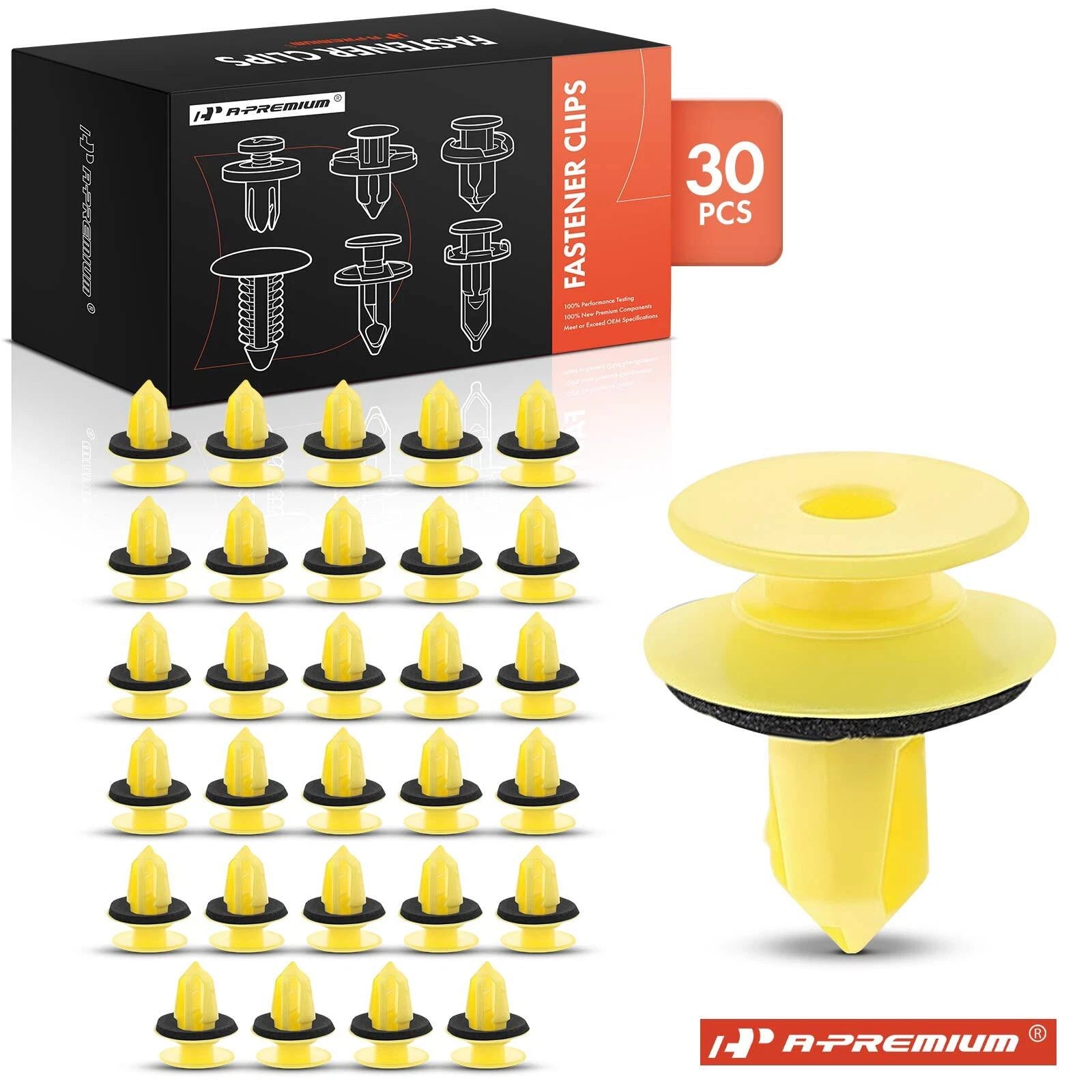 30Pcs Nylon Door Trim Panel Retainer Clips for Chevy GMC 