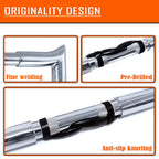 Chrome 14" Rise Prewired 1.25" Hanger Handlebar for Harley Road King (2014–2015)