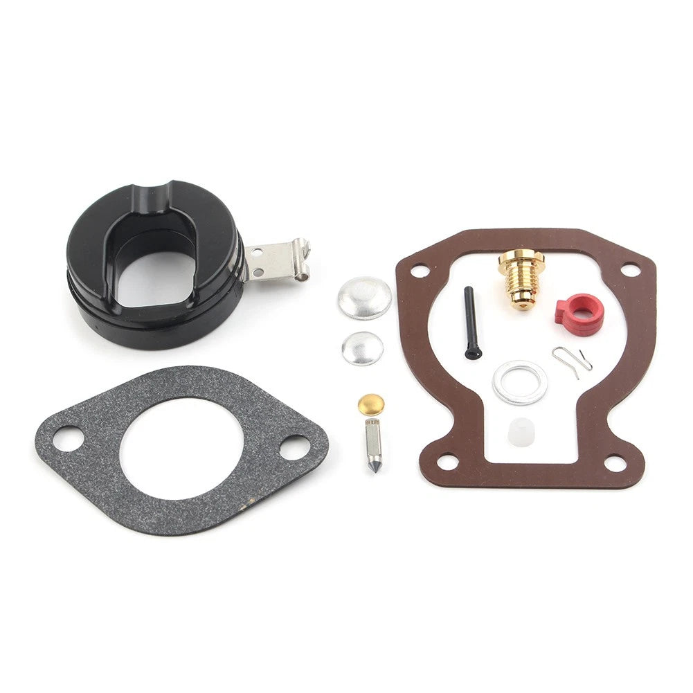 Carburetor Carb Kit w/ Float for Johnson Evinrude 9.9 15 HP (1974–1988) #398452