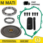 Flywheel Puller Starter Clutch Gear Gasket Kit for Yamaha Wolverine 350 (2006–2009)