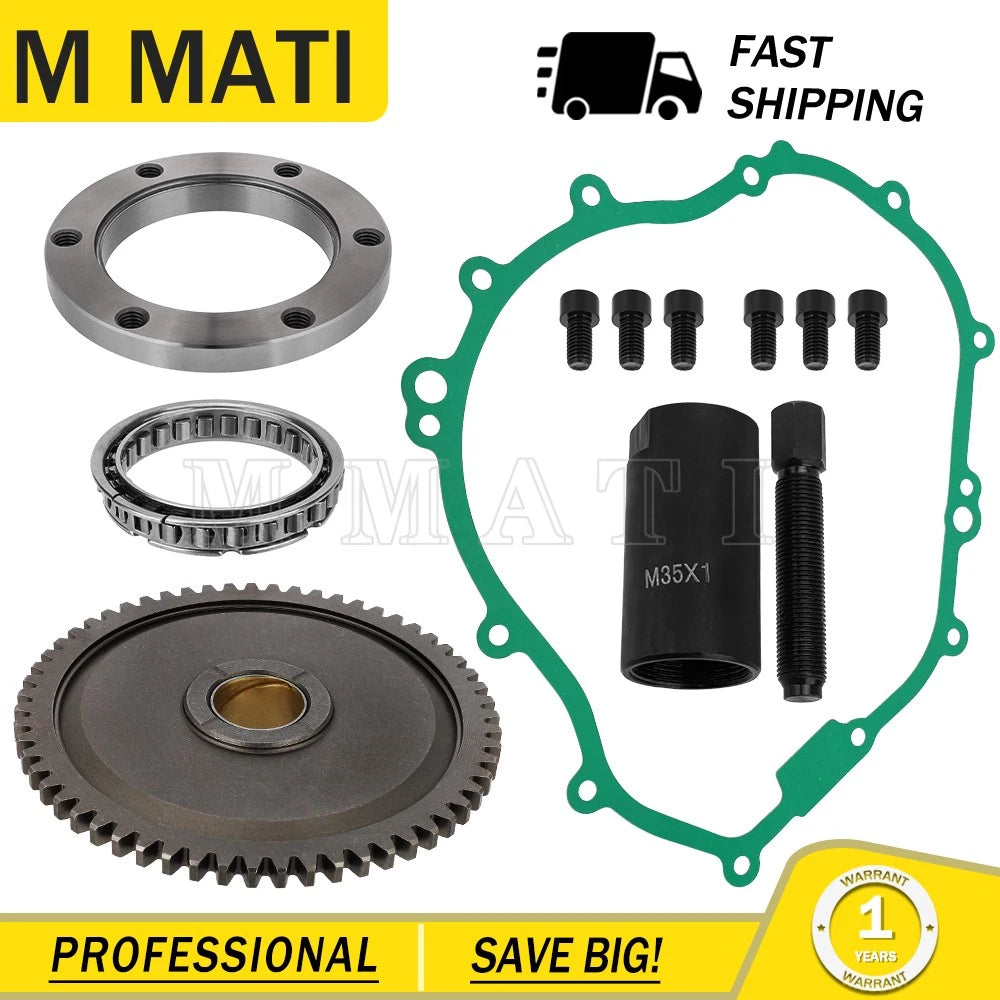 Flywheel Puller Starter Clutch Gear Gasket Kit for Yamaha Wolverine 350 (2006–2009)