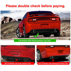 Rear Diffuser for Dodge Charger SRT8 (2012-2014) Carbon Fiber Style