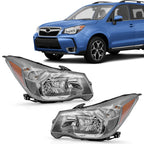 Pair Halogen Headlights for Subaru Forester (2014–2016) Turbo