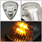 5Pcs Chrome Housing Yellow LED Cab Roof Running Light for Dodge Ram (1994–1998)