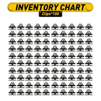 Set of 100 Rocker Door Moulding Clips for GM (Various Models)