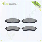 Set of 4 Metallic Rear Brake Pads for Ford Excursion F-250 F-350 (1999–2005)