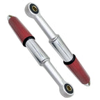 Set of 2 Red & Chrome Shocks for S65 CL/CT70 XL75 CL/CT/CM/S90 CM91 CT110 (345mm)