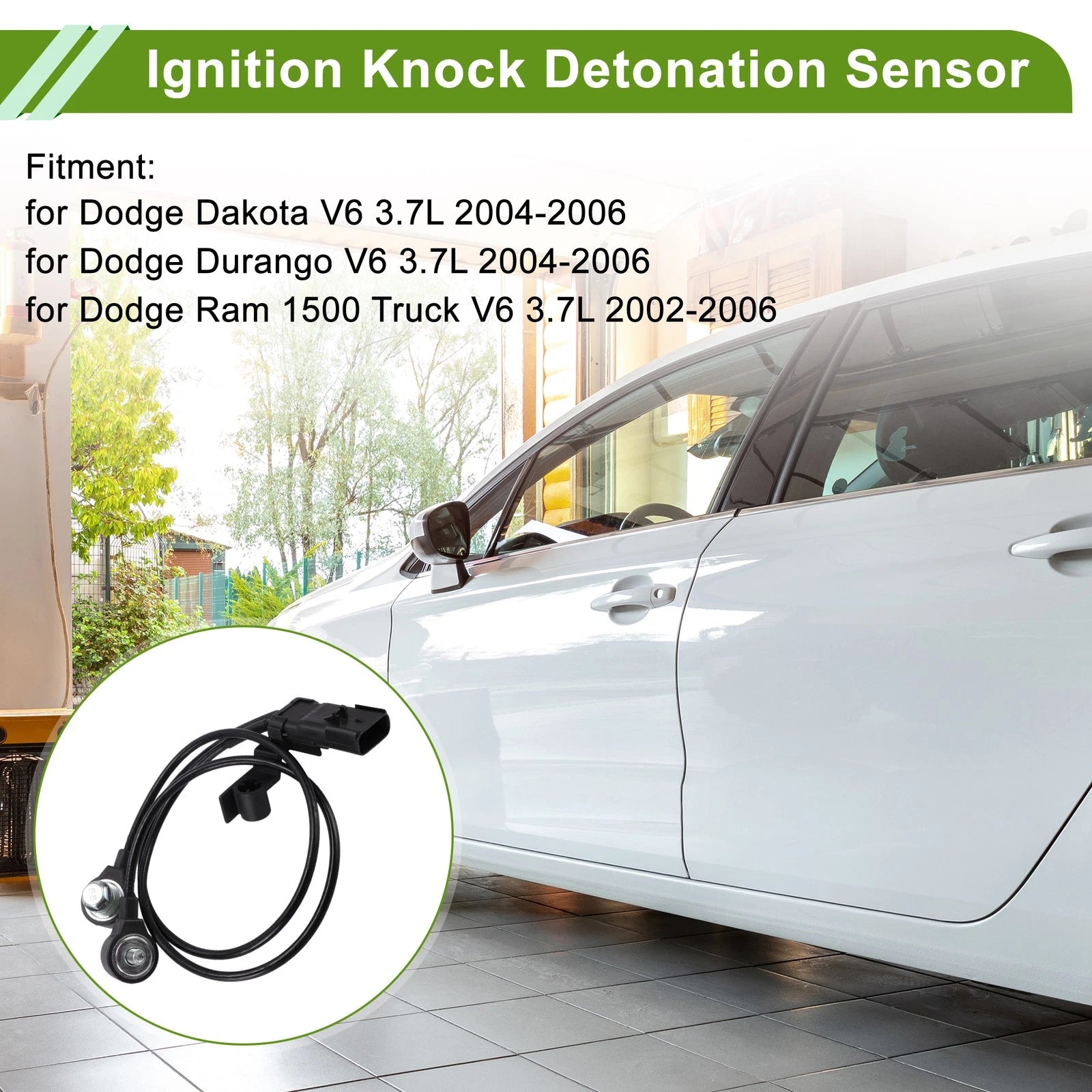 1 Pc Ignition Knock Detonation Sensor No.56041679AB for Dodge Dakota (2004–2006)
