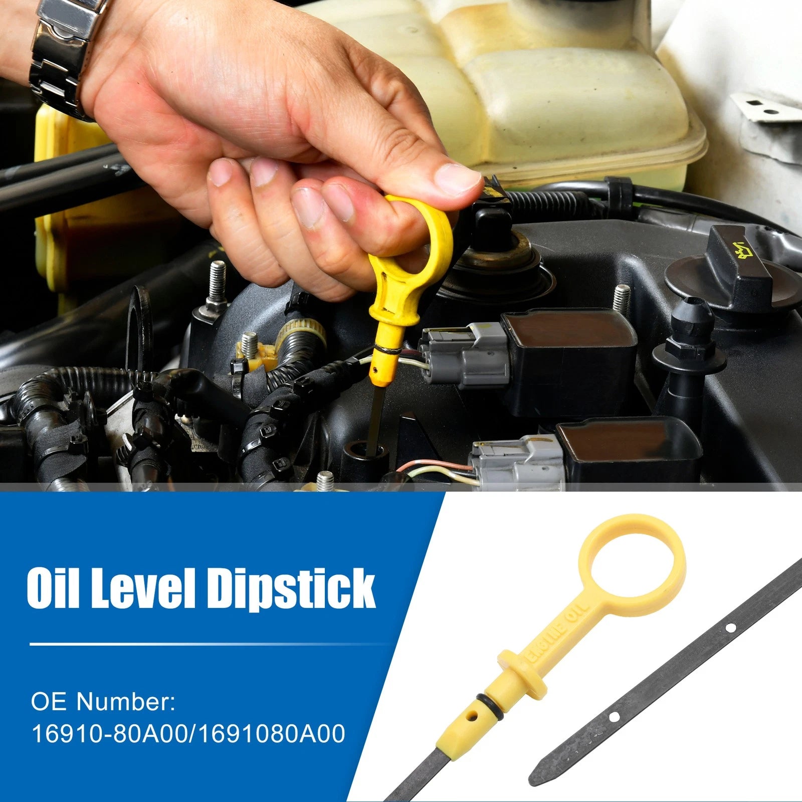 Engine Oil Level Indicator Dipstick for Suzuki Grand Vitara (1998–2005) No.16910-80A00
