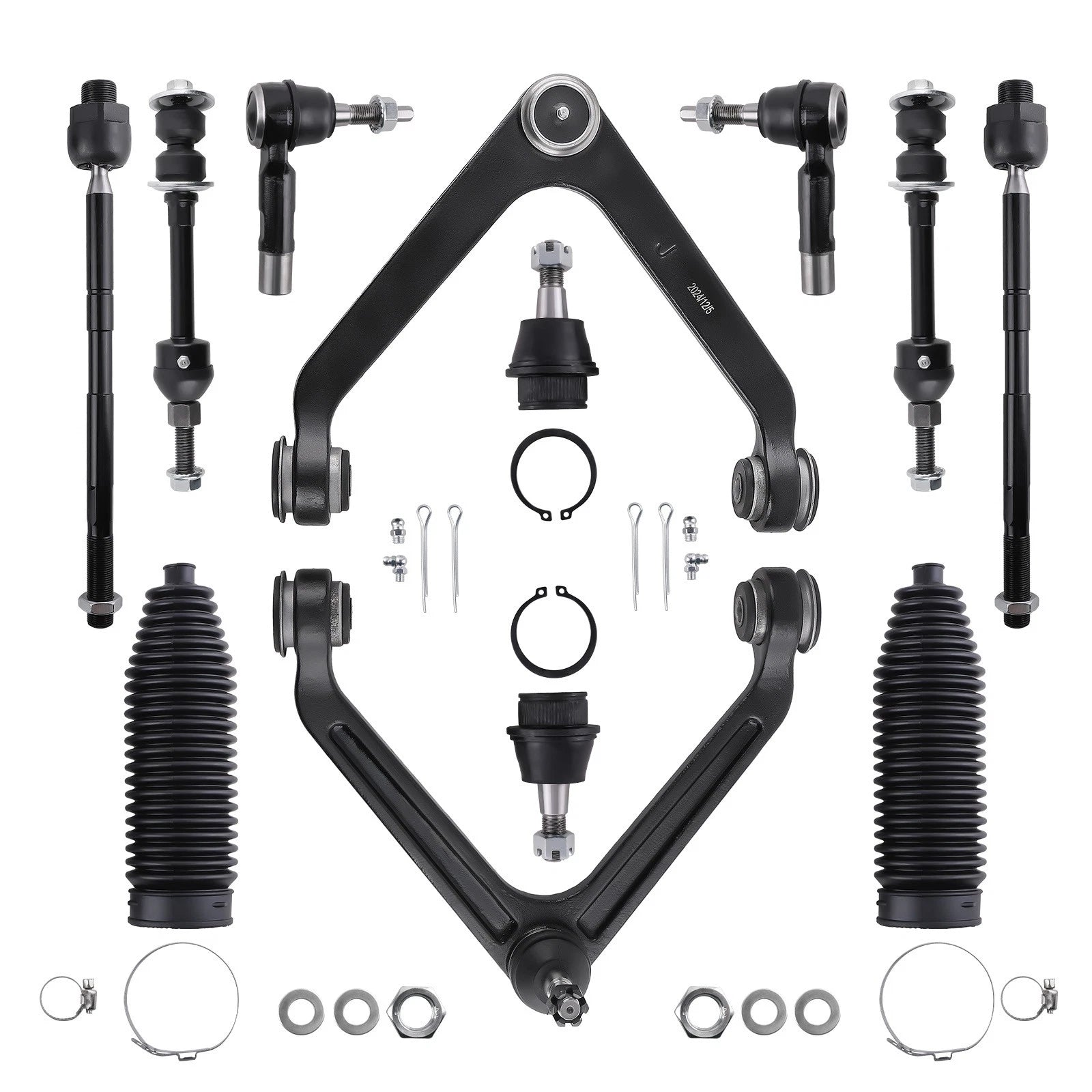 Front Upper Control Arms Ball Joint Assembly for Dodge Ram 1500 (2002–2005)